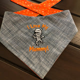 Halloween Bandanas with Dogs Name