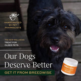 Breedwise Pet Provisions - Mobility Bites for Dogs, Bacon-Flavored Glucosamine Dog Treats, Hip Health and Joint Supplement for Dogs, 50 Bites, 225 g