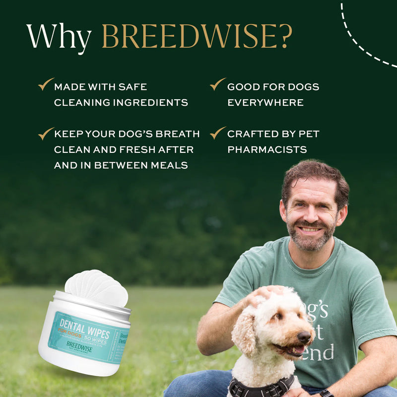 Breedwise Pet Provisions - Dental Wipes for Dogs