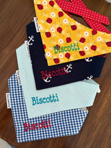 Lady Bugs Custom Dog Bandanas Personalized with a Name