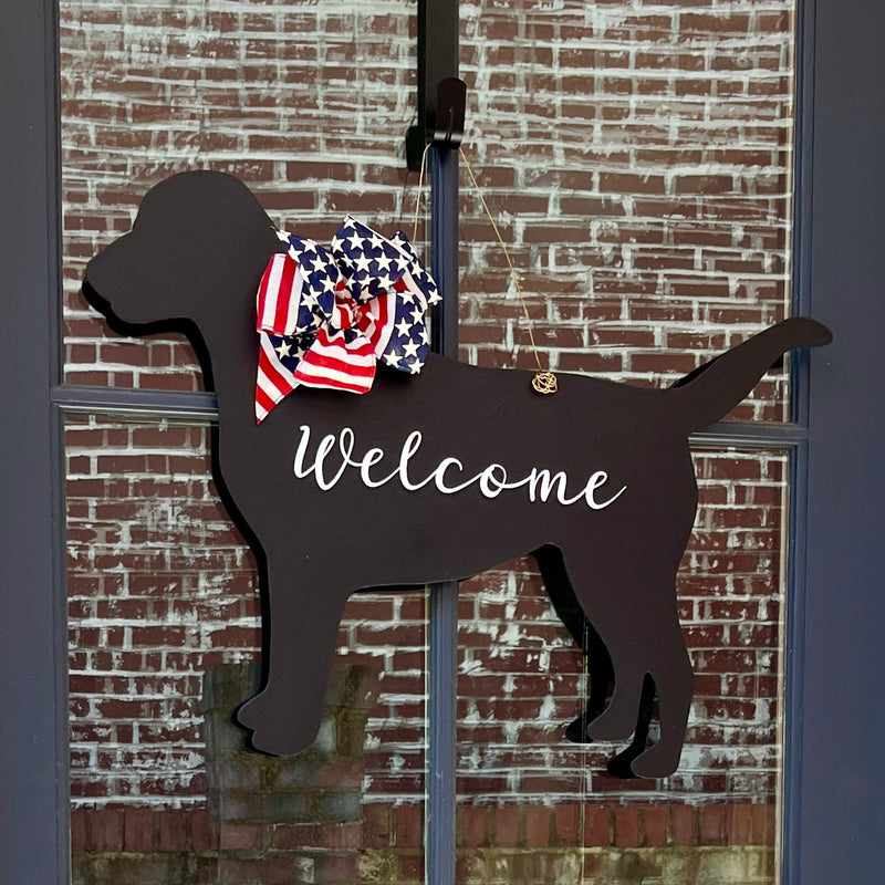 Labrador Retriever Welcome Door Hangers