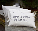 Throw Pillows ... Home is Where the Golden is ...