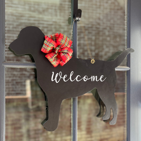 Labrador Retriever Welcome Door Hangers